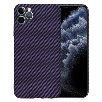 Deksel for Apple iPhone 11 Pro Max, Techsuit, Carbonite FiberShell, Lilla