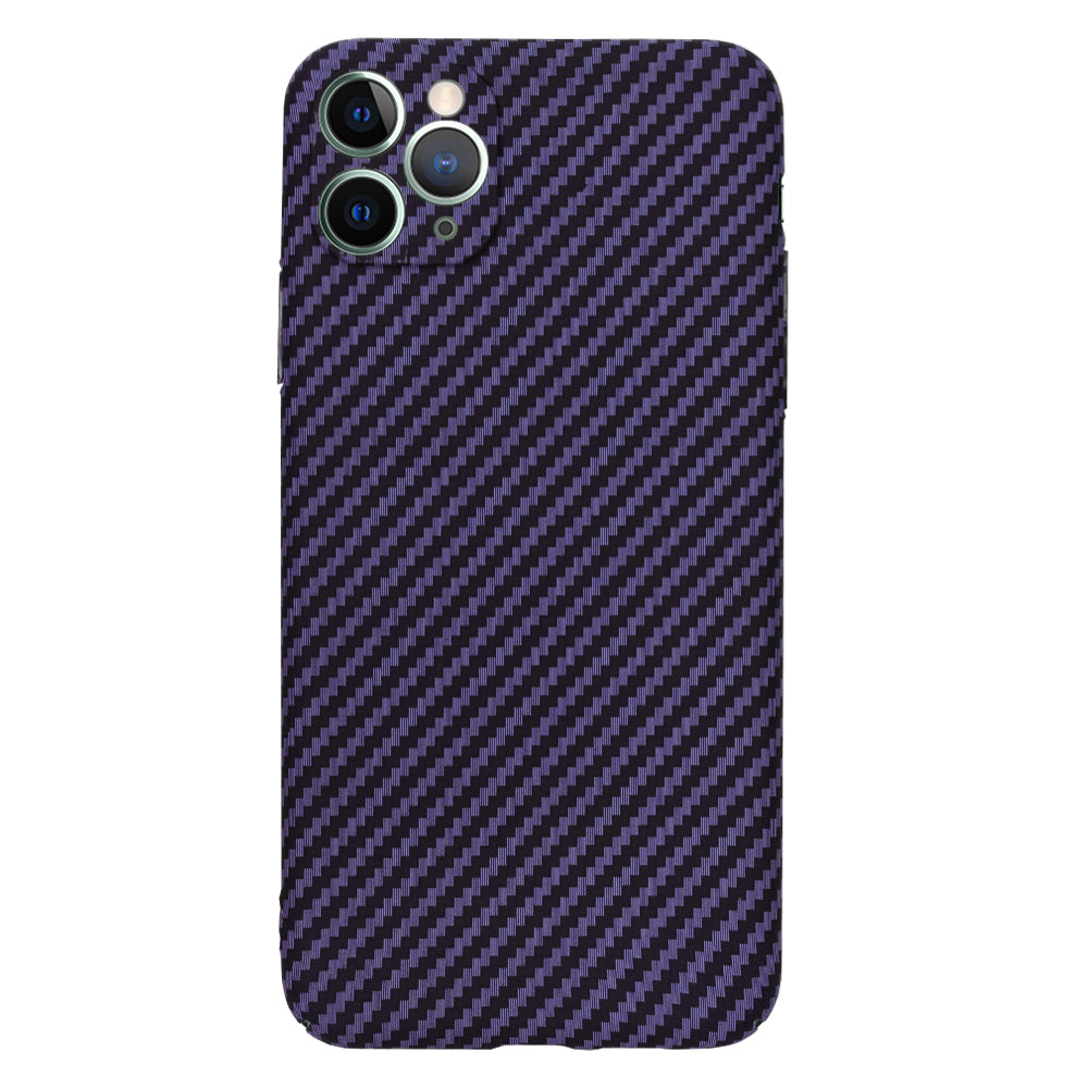 Deksel for Apple iPhone 11 Pro Max, Techsuit, Carbonite FiberShell, Lilla