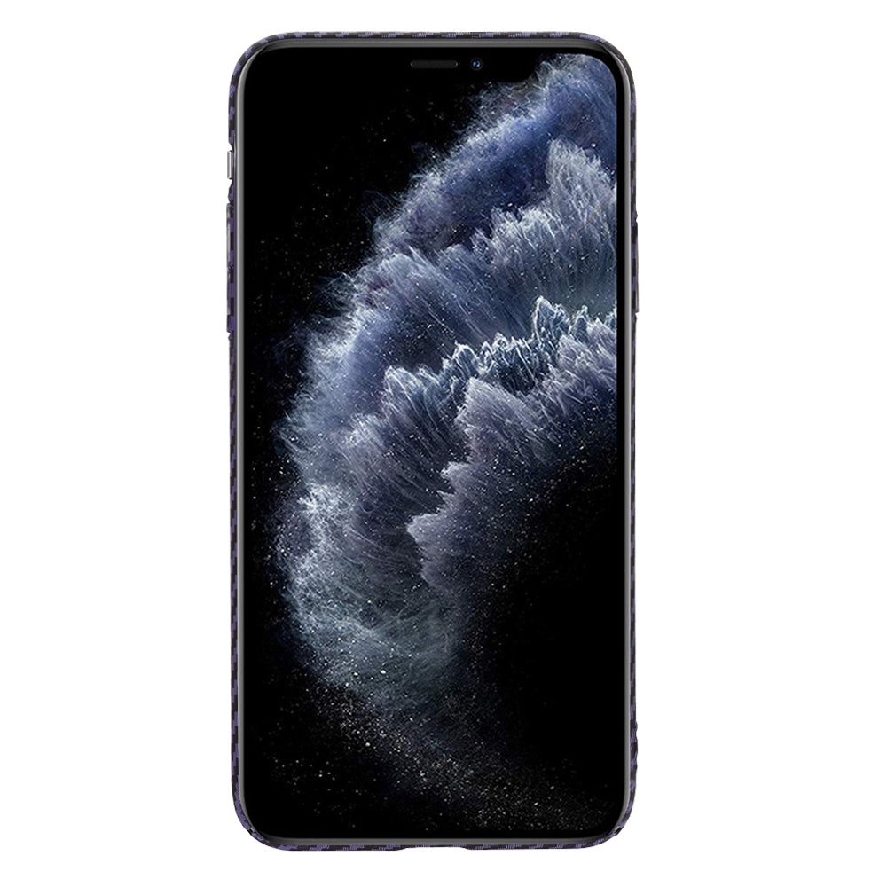 Deksel for Apple iPhone 11 Pro Max, Techsuit, Carbonite FiberShell, Lilla