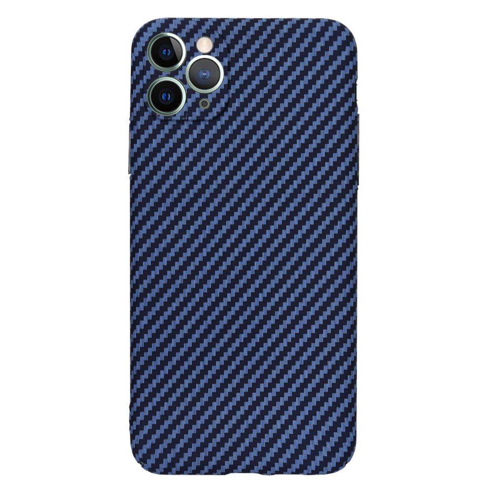 Deksel for Apple iPhone 11 Pro Max, Techsuit, Carbonite FiberShell, Turkis