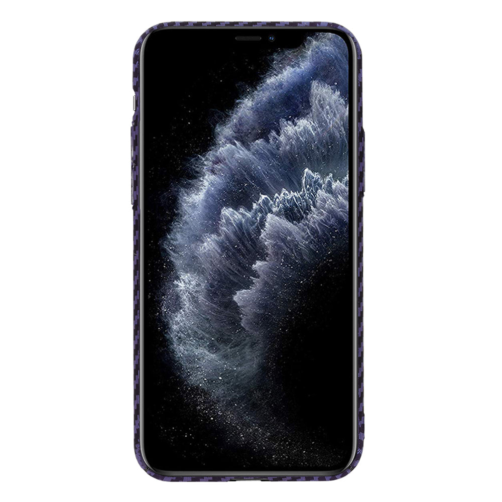 Deksel for Apple iPhone 11 Pro, Techsuit, Carbonite FiberShell, Lilla
