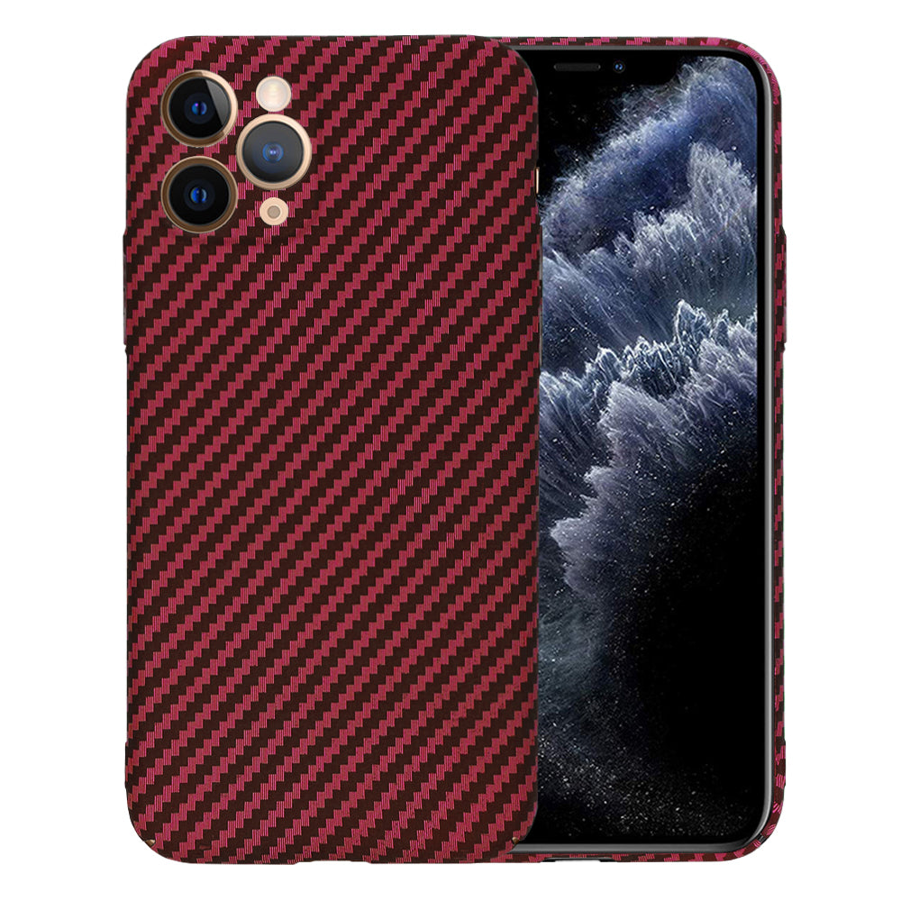 Deksel for Apple iPhone 11 Pro, Techsuit, Carbonite FiberShell, Rød