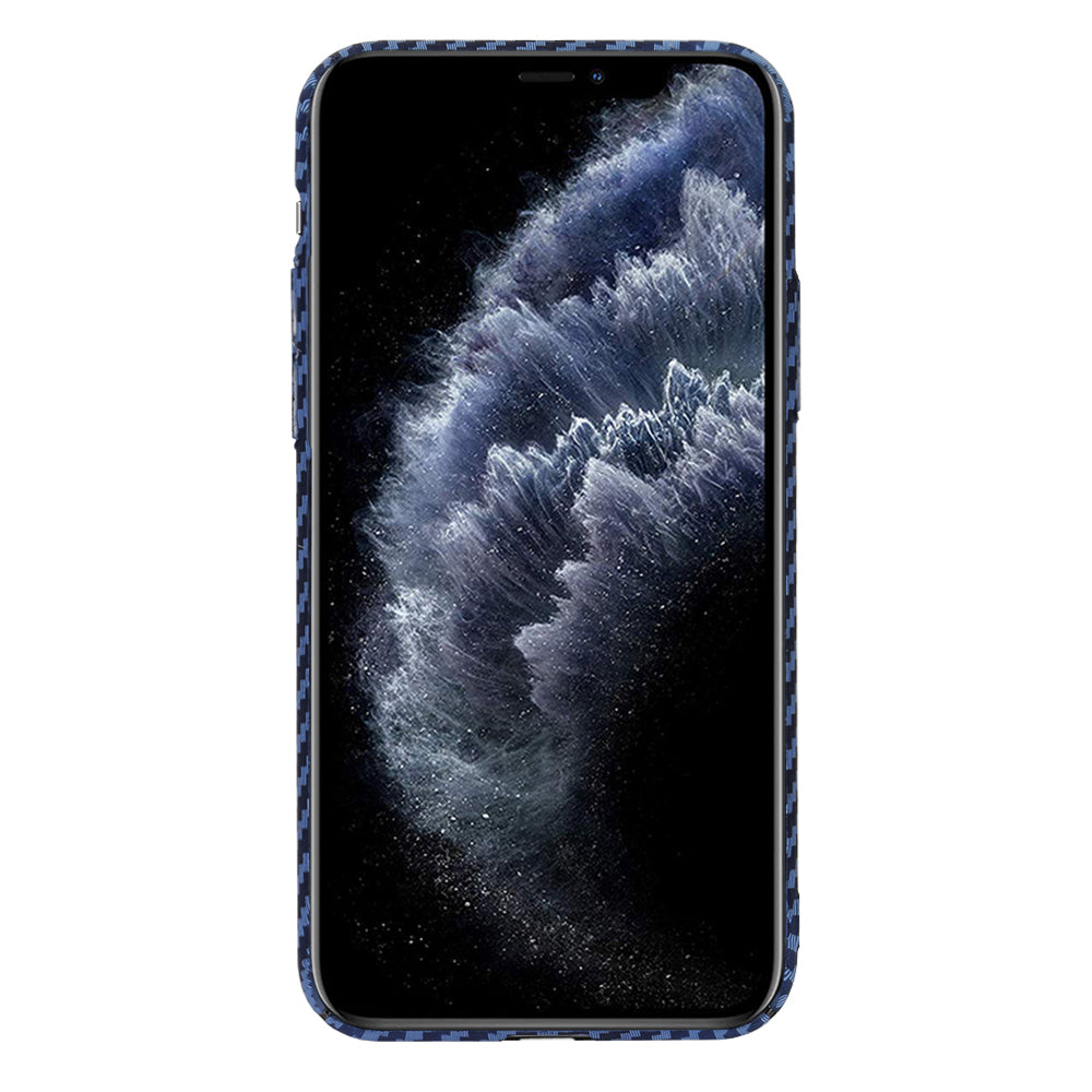 Deksel for Apple iPhone 11 Pro, Techsuit, Carbonite FiberShell, Turkis