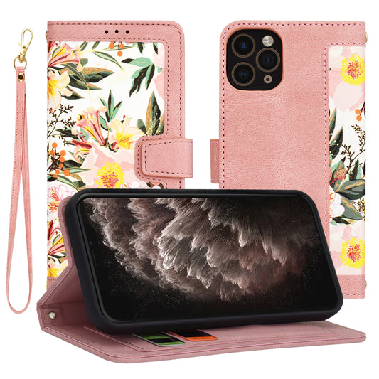Deksel for Apple iPhone 11 Pro, Techsuit, FlipCraft, Rosa