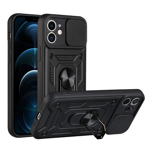 Deksel for Apple iPhone 11, Techsuit, CamShield, Svart