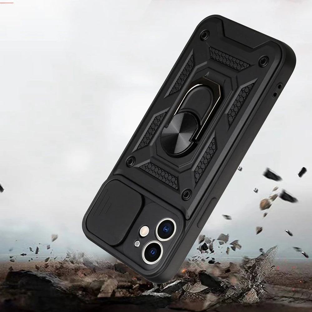 Deksel for Apple iPhone 11, Techsuit, CamShield, Svart