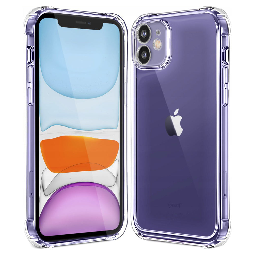 Deksel for Apple iPhone 11, Techsuit, Støtsikker Klar, Transparent
