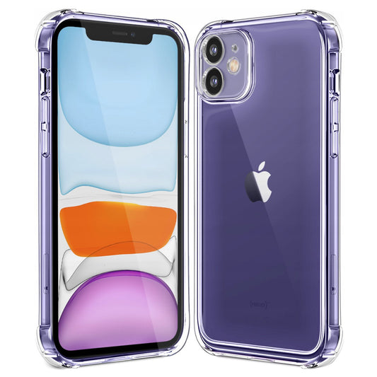 Deksel for Apple iPhone 11, Techsuit, Støtsikker Klar, Transparent