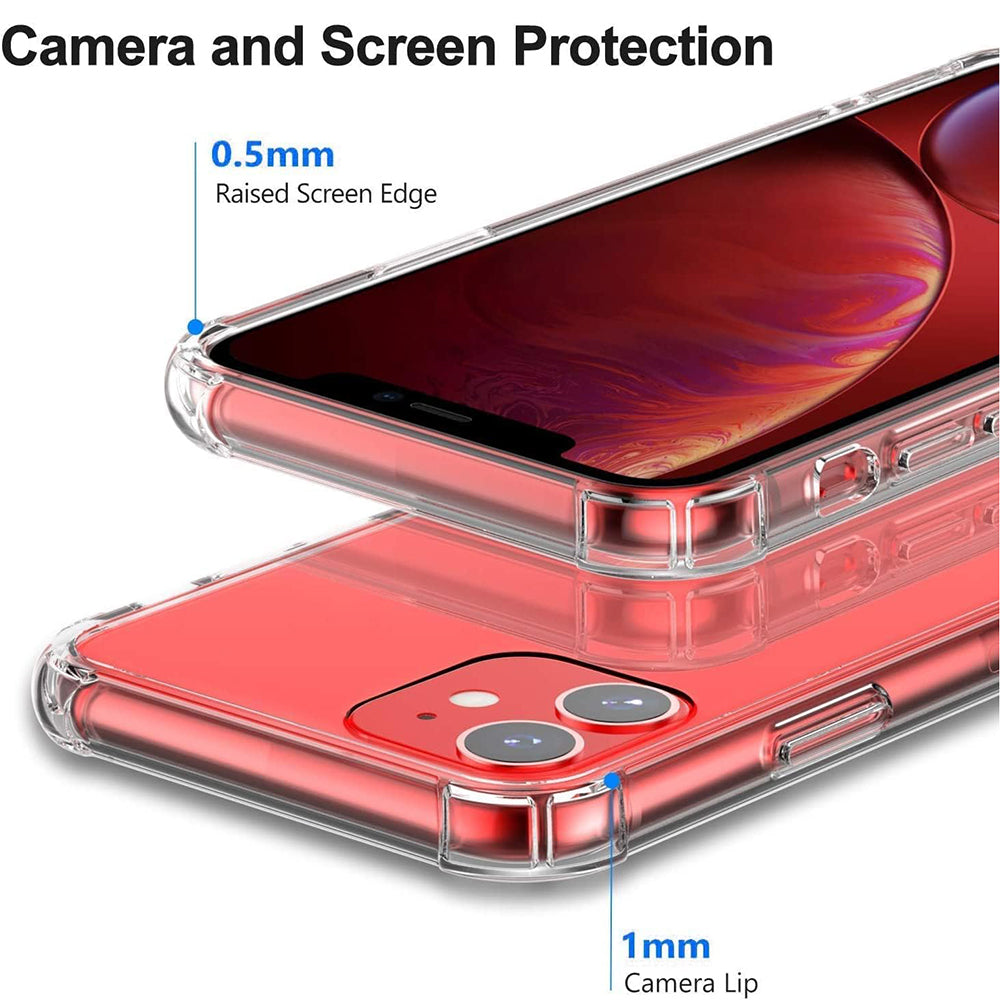 Deksel for Apple iPhone 11, Techsuit, Støtsikker Klar, Transparent