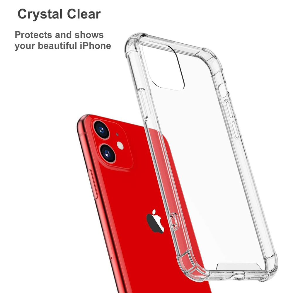 Deksel for Apple iPhone 11, Techsuit, Støtsikker Klar, Transparent