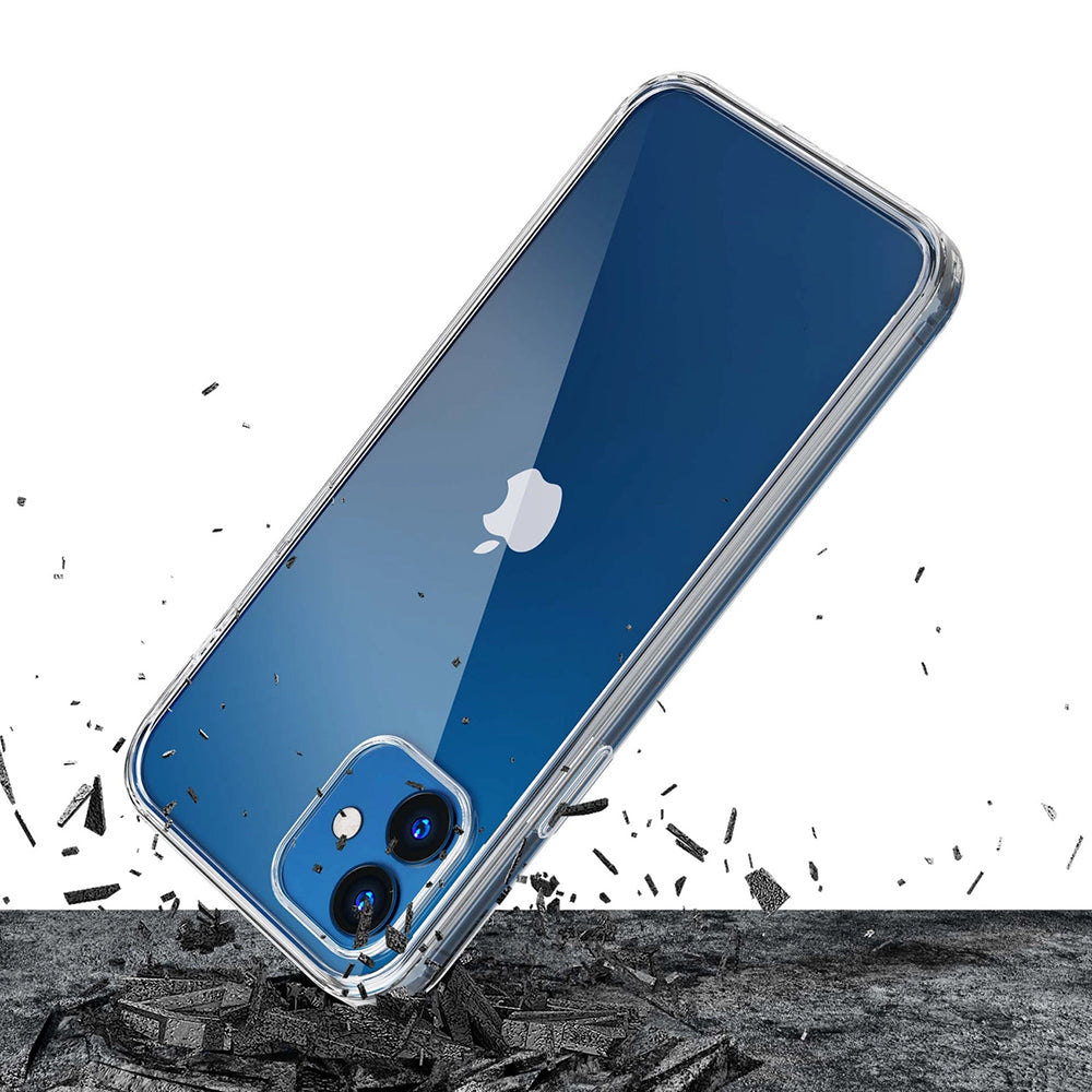 Deksel for Apple iPhone 12 / 12 Pro, 3MK, Gjennomsiktig