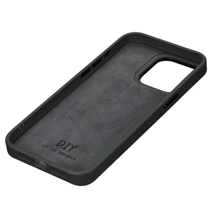 Deksel for Apple iPhone 15 Pro Max, OEM, Tilpasset E-Ink-skjerm, Svart