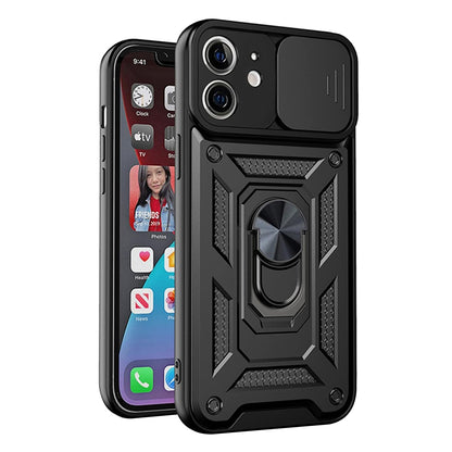 Deksel for Apple iPhone 12 mini, Techsuit, CamShield, Svart