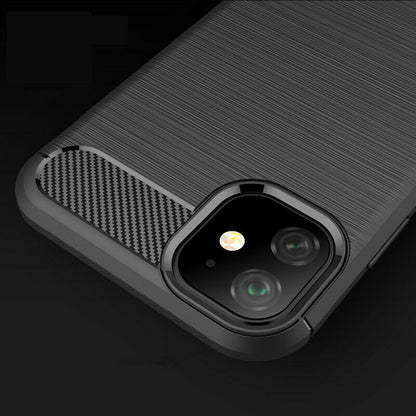 Deksel for Apple iPhone 12 mini, Techsuit, Karbon, Svart