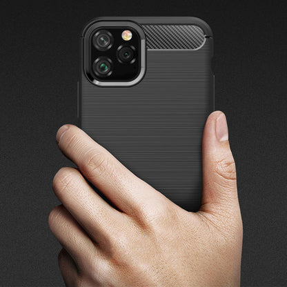 Deksel til Apple iPhone 12 Pro Max, Techsuit, Karbon, Svart