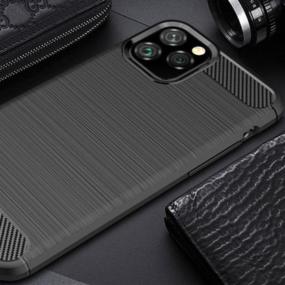 Deksel til Apple iPhone 12 Pro Max, Techsuit, Karbon, Svart
