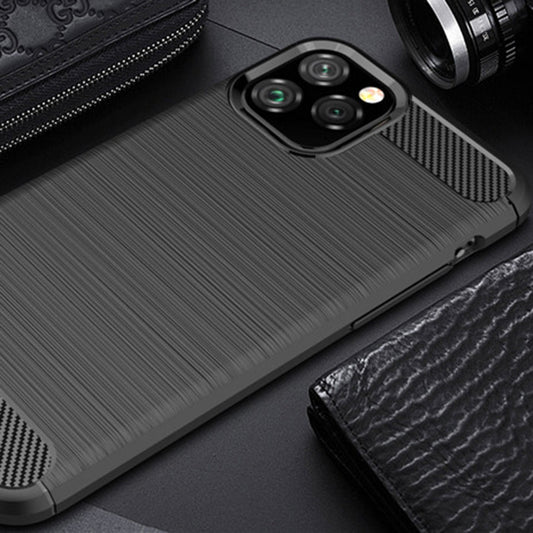 Deksel til Apple iPhone 12 Pro Max, Techsuit, Karbon, Svart