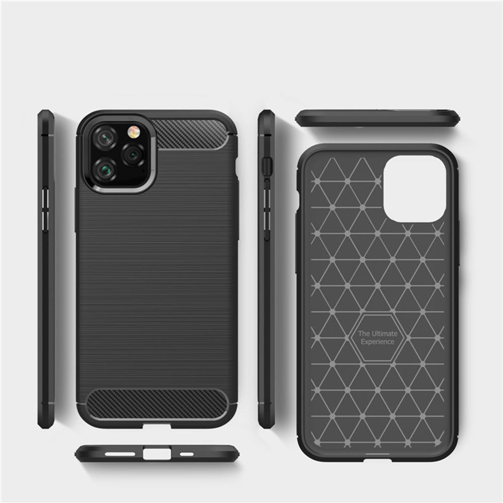 Deksel til Apple iPhone 12 Pro Max, Techsuit, Karbon, Svart