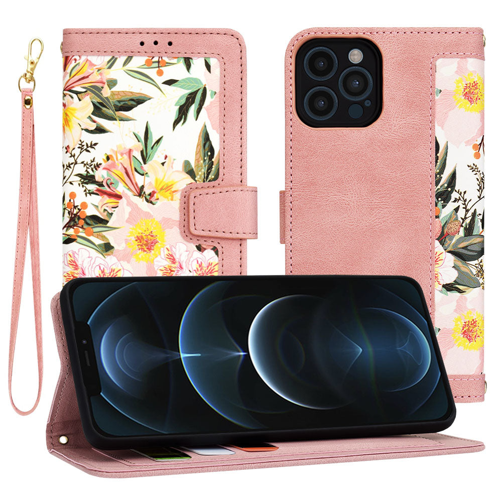 Deksel for Apple iPhone 12 Pro Max, Techsuit, FlipCraft, Rosa