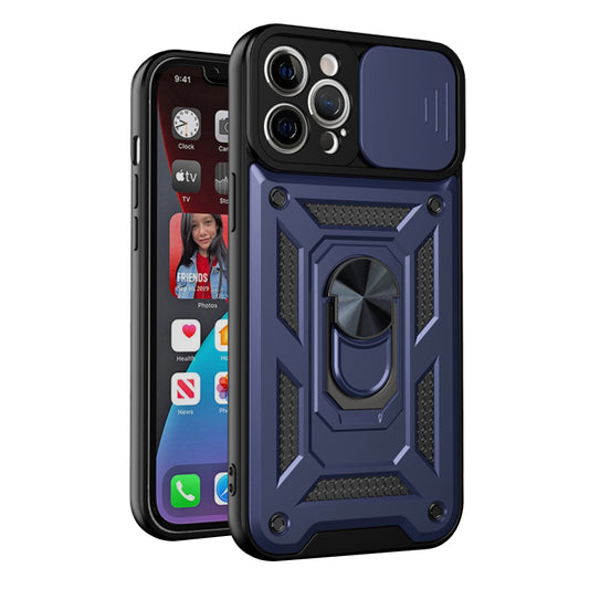 Deksel for Apple iPhone 12 Pro, Techsuit, CamShield, Blå