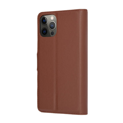 Deksel for Apple iPhone 12 Pro, Techsuit, Leather Folio, Brun