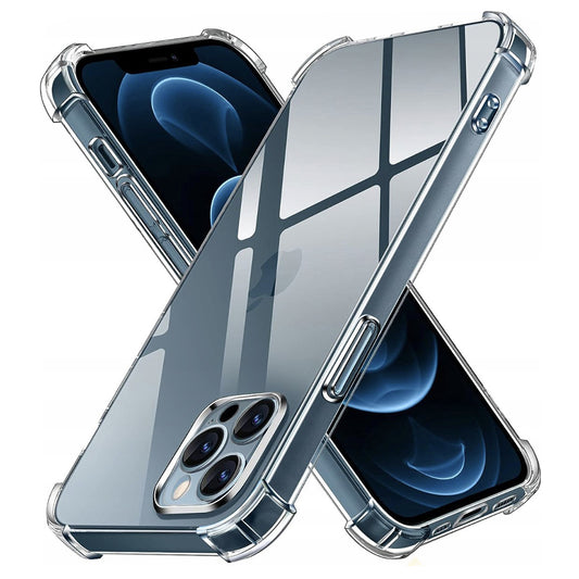 Deksel for Apple iPhone 12 Pro, Techsuit, Støtsikker Klar, Transparent