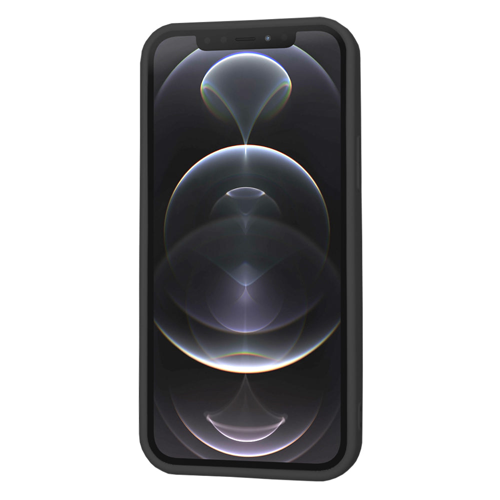 Deksel for Apple iPhone 12 Pro, Techsuit, SoftFlex, Svart