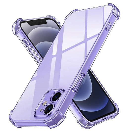 Deksel for Apple iPhone 12, Techsuit, Støtsikker Klar, Transparent