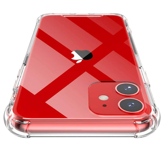 Deksel for Apple iPhone 12, Techsuit, Støtsikker Klar, Transparent