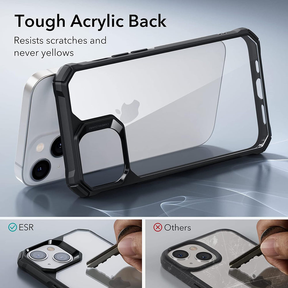 Deksel for Apple iPhone 14 / 13, ESR, Air Armor, Svart Transparent