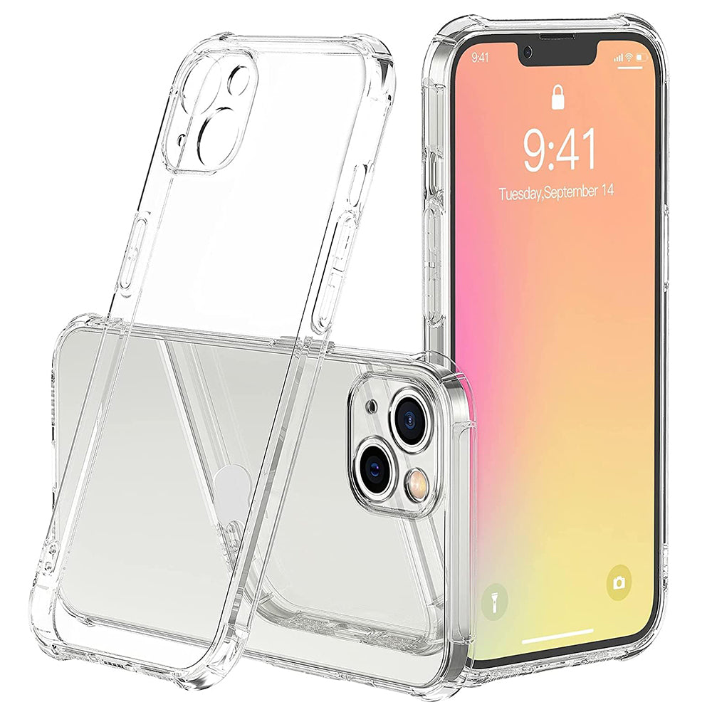 Deksel for Apple iPhone 13 mini, Techsuit, Støtsikker Klar, Transparent
