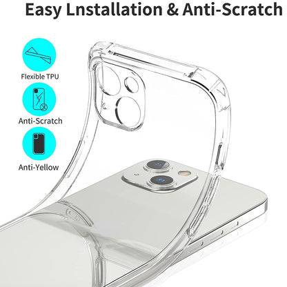 Deksel for Apple iPhone 13 mini, Techsuit, Støtsikker Klar, Transparent