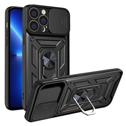 Deksel for Apple iPhone 13 Pro Max, Techsuit, CamShield, Svart
