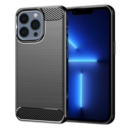 Deksel for Apple iPhone 13 Pro Max, Techsuit, Karbon, Svart