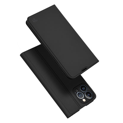 Deksel for Apple iPhone 13 Pro Max, Techsuit, Magskin Book, Svart