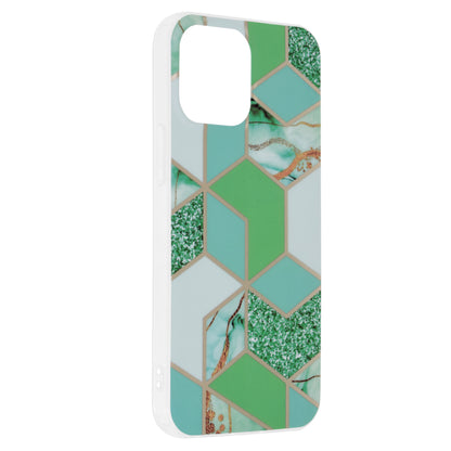 Deksel for Apple iPhone 13 Pro Max, Techsuit, Marble, Grønn
