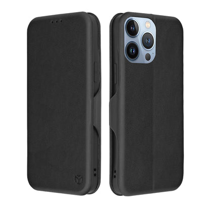 Deksel for Apple iPhone 13 Pro Max, Techsuit, Safe Wallet Plus, Svart