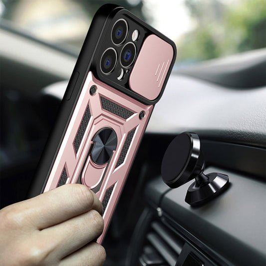 Deksel til Apple iPhone 13 Pro, Techsuit, CamShield, Rosa