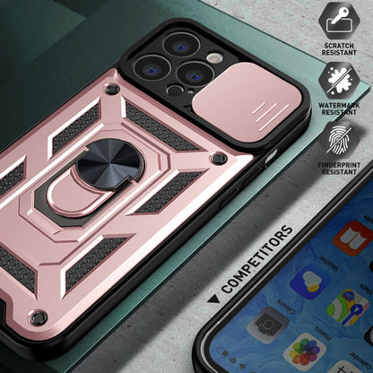 Deksel til Apple iPhone 13 Pro, Techsuit, CamShield, Rosa
