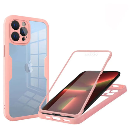 Deksel for Apple iPhone 13 Pro, Techsuit, ColorVerse 360, Rosa