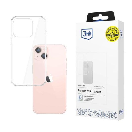 Deksel for Apple iPhone 14, 3MK, Armor, Transparent