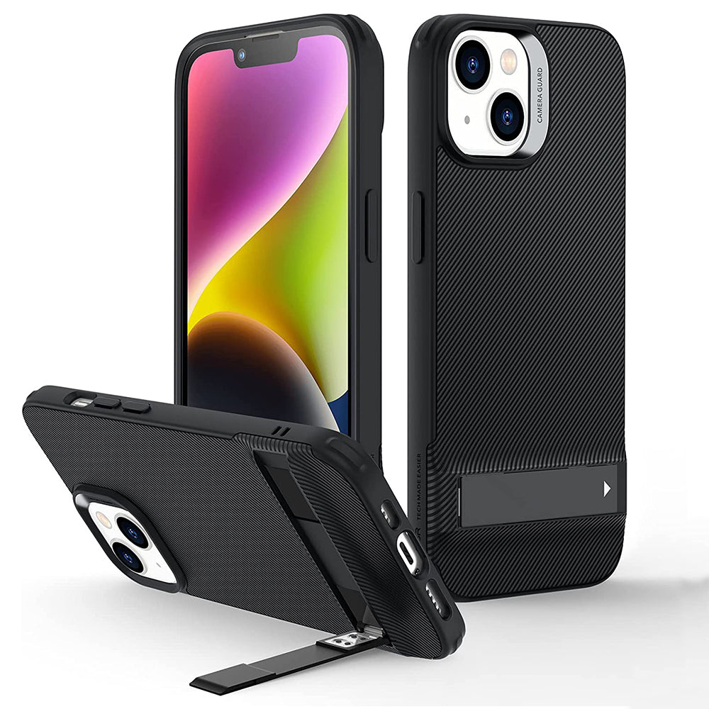 Deksel for Apple iPhone 14 Plus, ESR, Air Shield Boost Kickstand, Svart