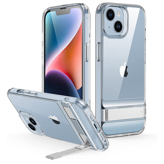 Deksel for Apple iPhone 14 Plus, ESR, Air Shield Boost Kickstand, Gjennomsiktig