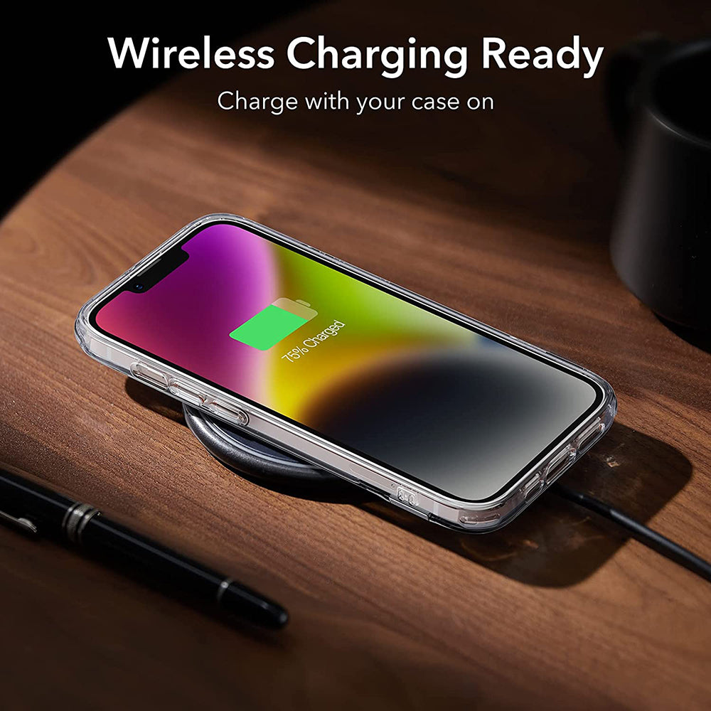 Deksel for Apple iPhone 14 Plus, ESR, Air Shield Boost Kickstand, Gjennomsiktig