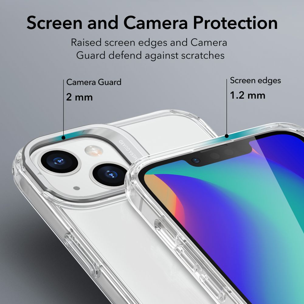 Deksel for Apple iPhone 14 Plus, ESR, Classic Kickstand, Gjennomsiktig