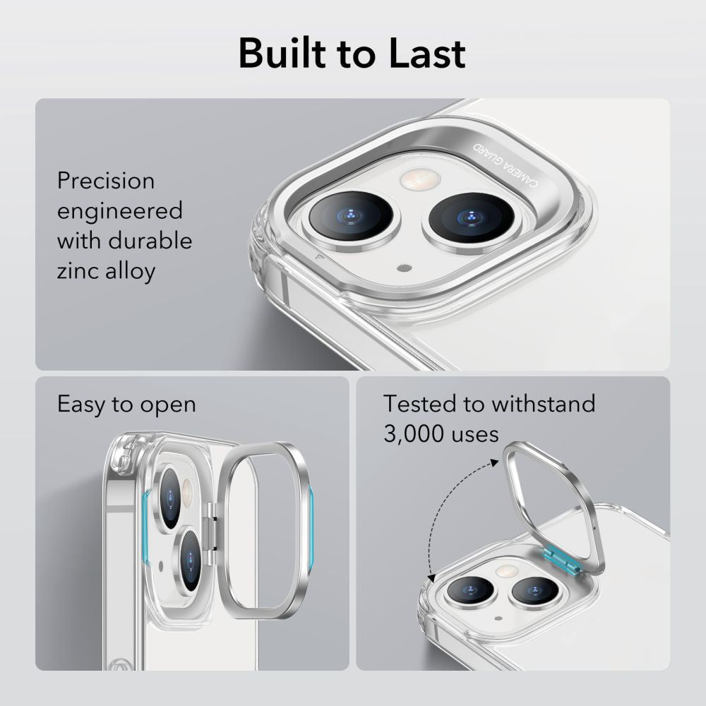 Deksel for Apple iPhone 14 Plus, ESR, Classic Kickstand, Gjennomsiktig