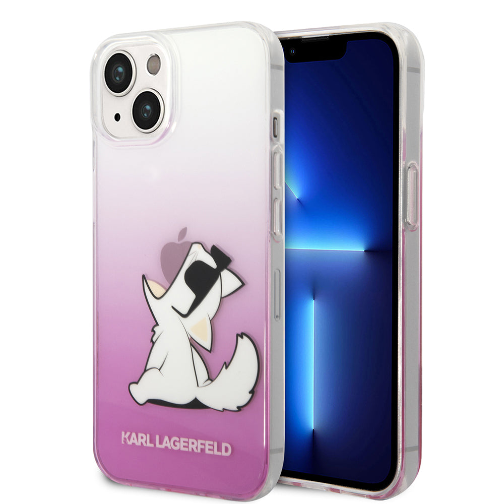 Deksel for Apple iPhone 14 Plus, Karl Lagerfeld, Choupette Fun, Rosa
