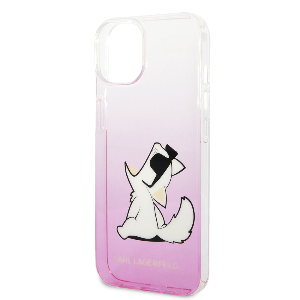 Deksel for Apple iPhone 14 Plus, Karl Lagerfeld, Choupette Fun, Rosa