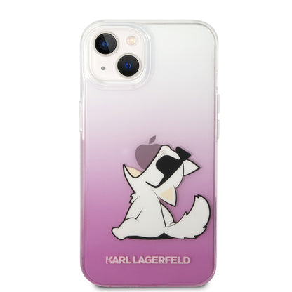 Deksel for Apple iPhone 14 Plus, Karl Lagerfeld, Choupette Fun, Rosa