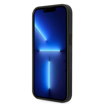 Deksel for Apple iPhone 14 Plus, Karl Lagerfeld, Saffiano Karl's Head, Svart